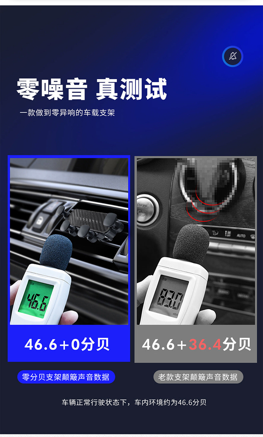 Car Phone Holder Air Vent Mount Navigation Stand Portable Multi-Function Navigation Device