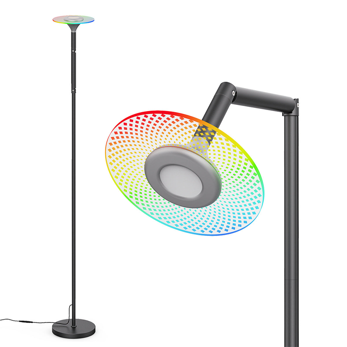 LED Floor Lamp Colorful Atmosphere Lamp Bluetooth Floor Lamp Ceiling Floor Lamp rgb Floor-standing Corner Lamp Ambient Light