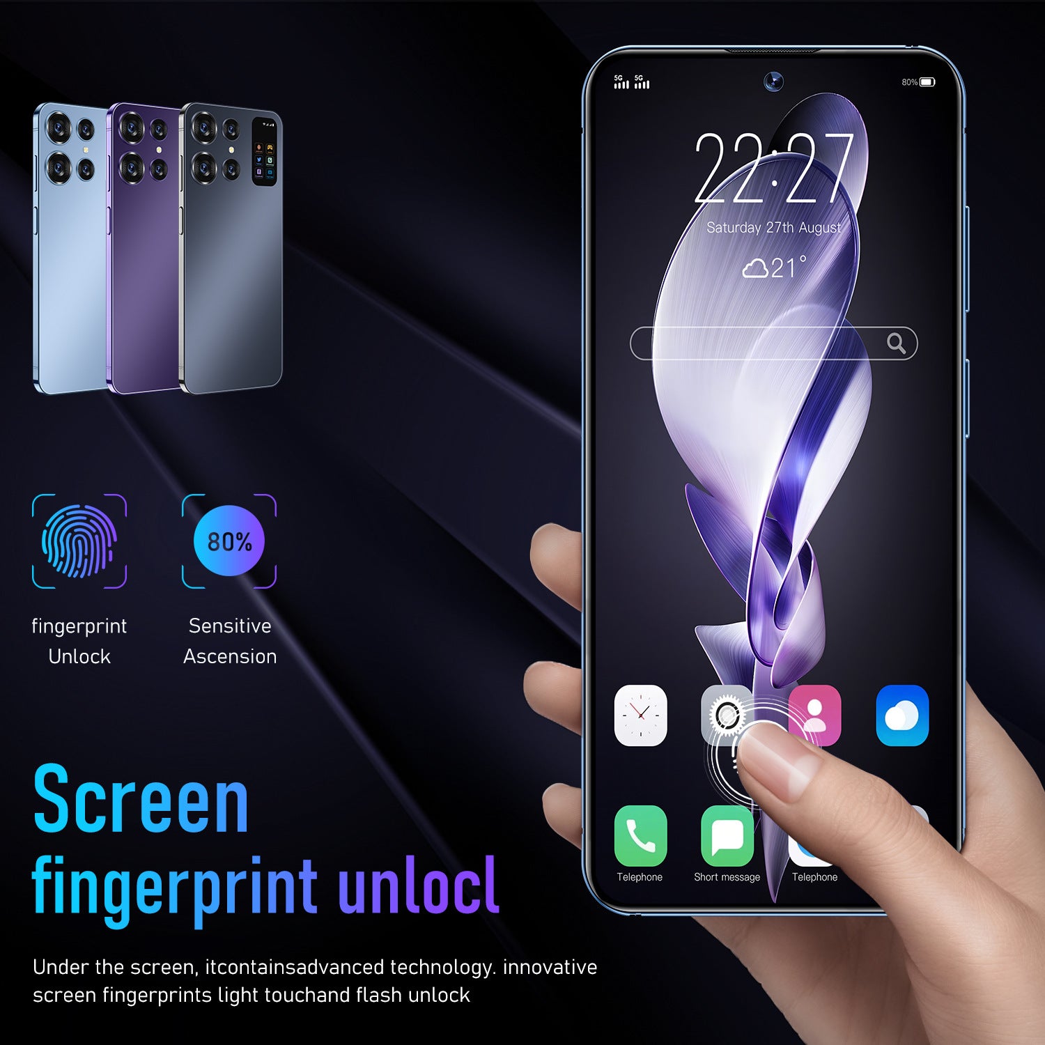 2024Exclusively available worldwide S24 Ultra Mobile Phone16+1TB Large Memory HD Screen Source Manufacturer