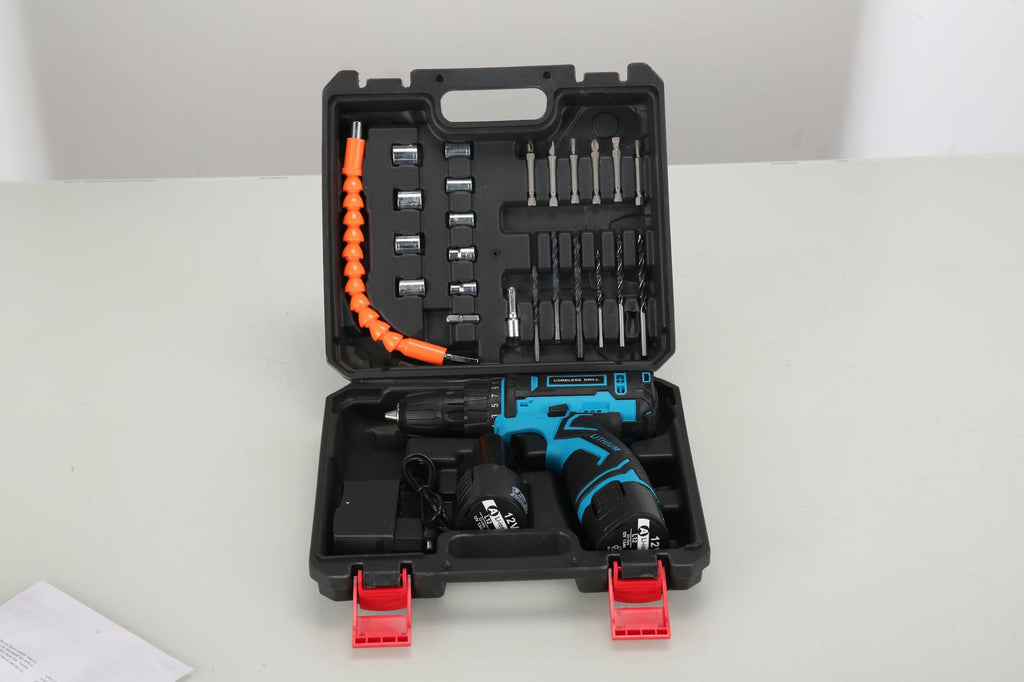 Set Manufacturer Hand Drill Multi-Function Brushed Lithium Drill Industrial Grade Rechargeable Electric Screwdriver