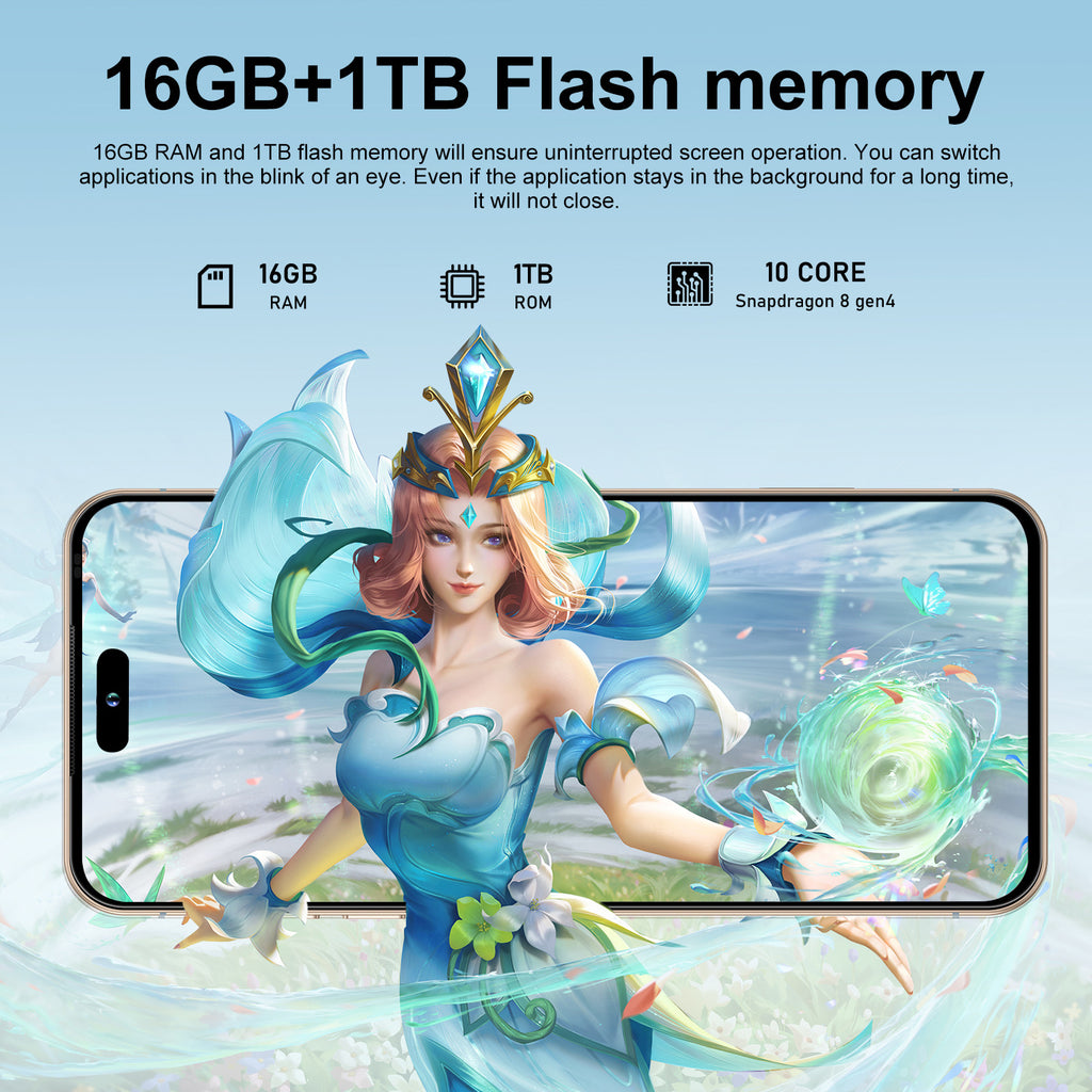 i17ProMAX Mobile Phone TK Hot-selling Global Communication16+1Brand New I17New smartphone factory stock