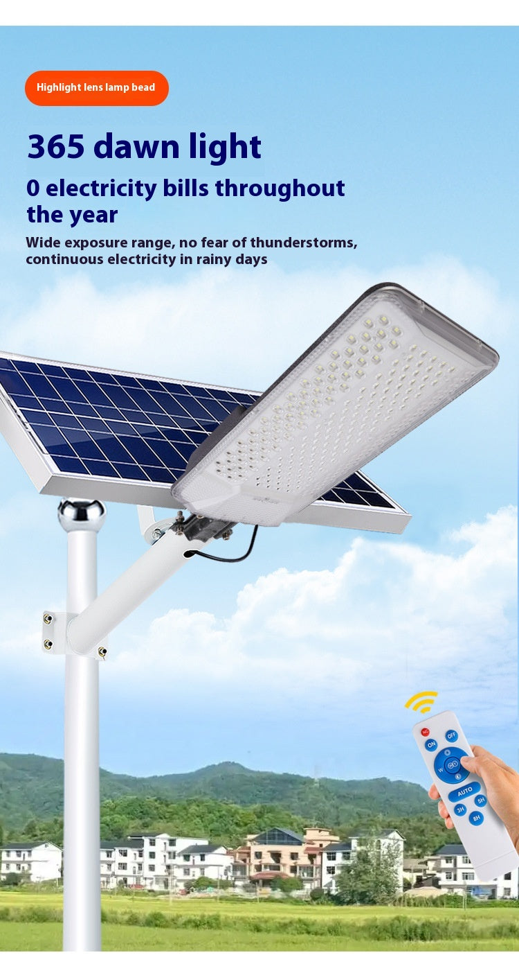 New 6m Countryside LED Solar Street Lights Waterproof Wall Lights for Garden Home Outdoor Explosion-Proof LED Lighting for Roads