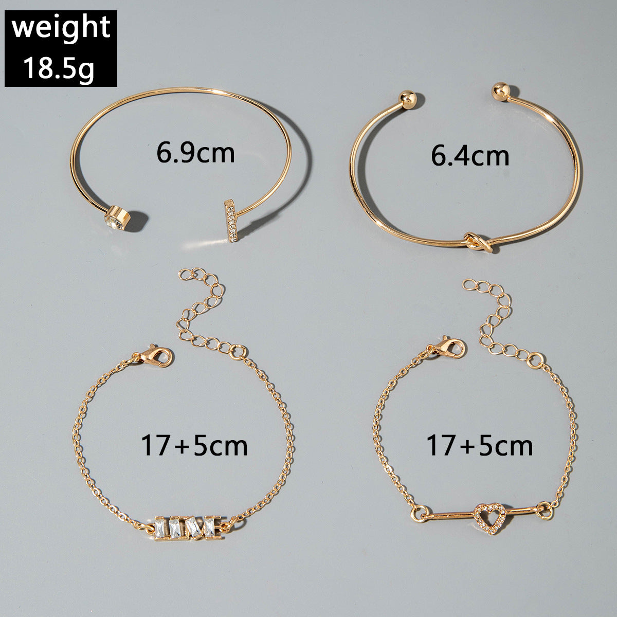 European and American Ornament Stackable Round Imitation Pearl Smooth Open Bracelet Fashion Jewelry Bracelet Wholesale