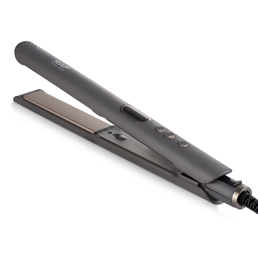 RAF European Standard Hair Root Straightener Hair Curler Home Use Volumizing Straightener Negative Ion Hair Straightener