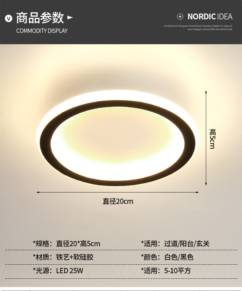 Aisle Light Entryway Hallway Light Iron Art Stair Light Cloakroom led Ceiling lamp balcony lamp Zhongshan lighting fixtures