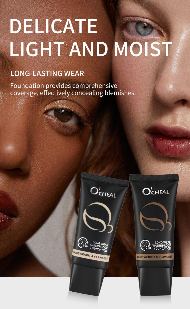 AliExpress Makeup Waterproof Foundation Liquid Acne Scar Dark Circles Concealer Bare Face Primer Yellow Black Skin Foundation Liquid