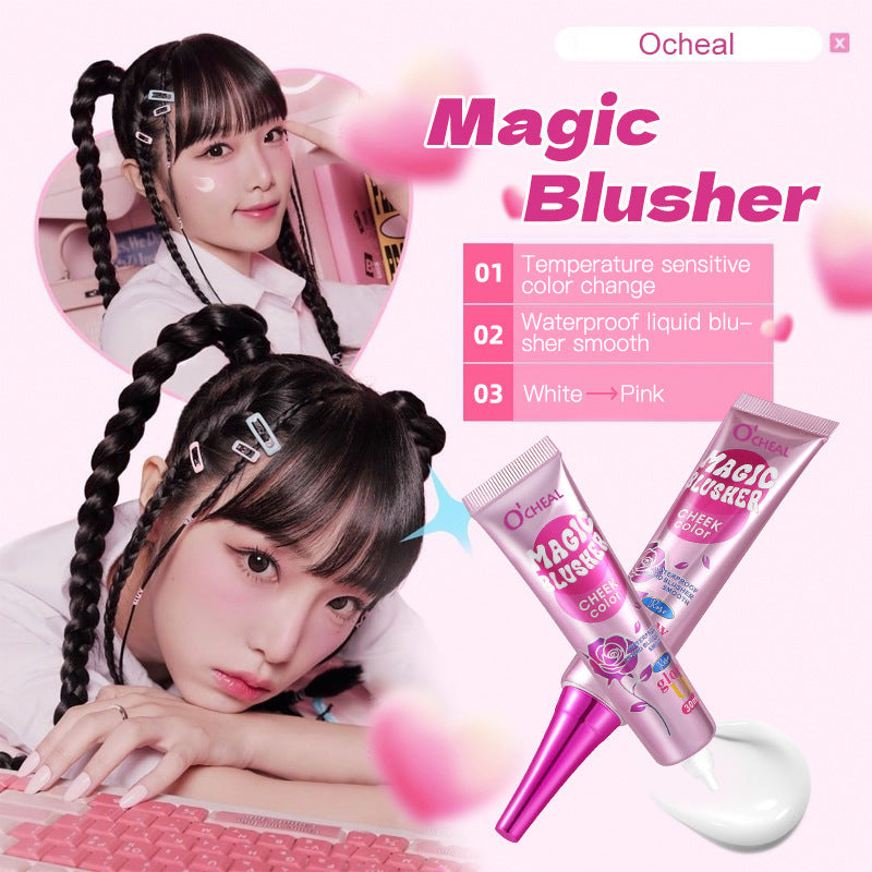 Magic Color Changing Blush Philippines30ml Large Capacity Slightly Tipsy Nude Moisturizing Liquid Blush Matte Liquid Rouge