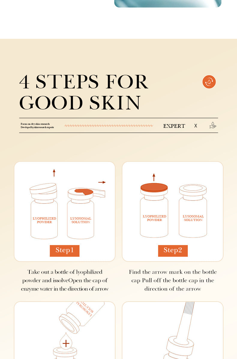 Oligopeptide Freeze-Dried Powder Set BIOAOUA Hydrating Moisturizing Nourishing Skin Care Wholesale for  Trade