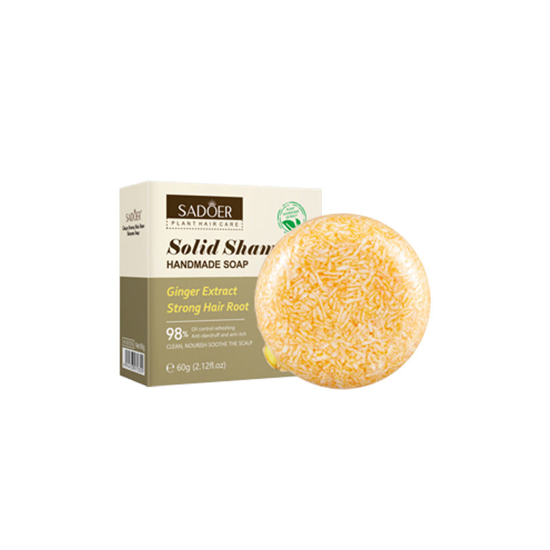 Plant-Based Shampoo Soap60g SADOER Strengthen Hair Roots Deep Clean Hair Soap  Wholesale