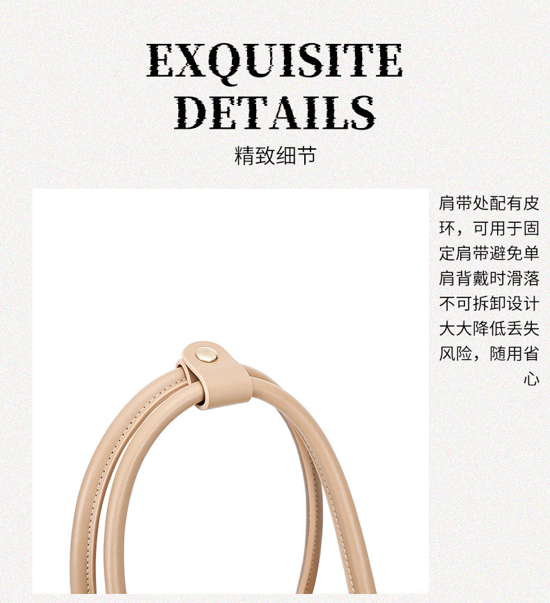 Fashion Women's Bag Niche Texture Single Shoulder Crossbody Bag Large Capacity Tote Bag Handheld Women's Laptop Bag