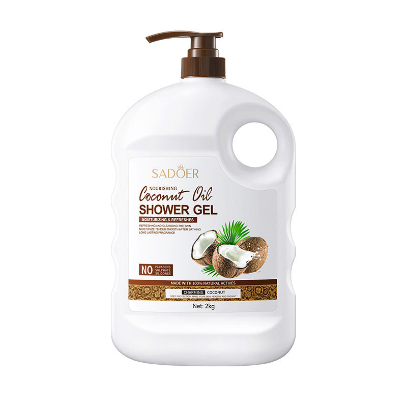 Large Capacity Shower Gel Amino Acid Moisturizing2kg Smooth Fragrance Body Wash Export Manufacturer Wholesale