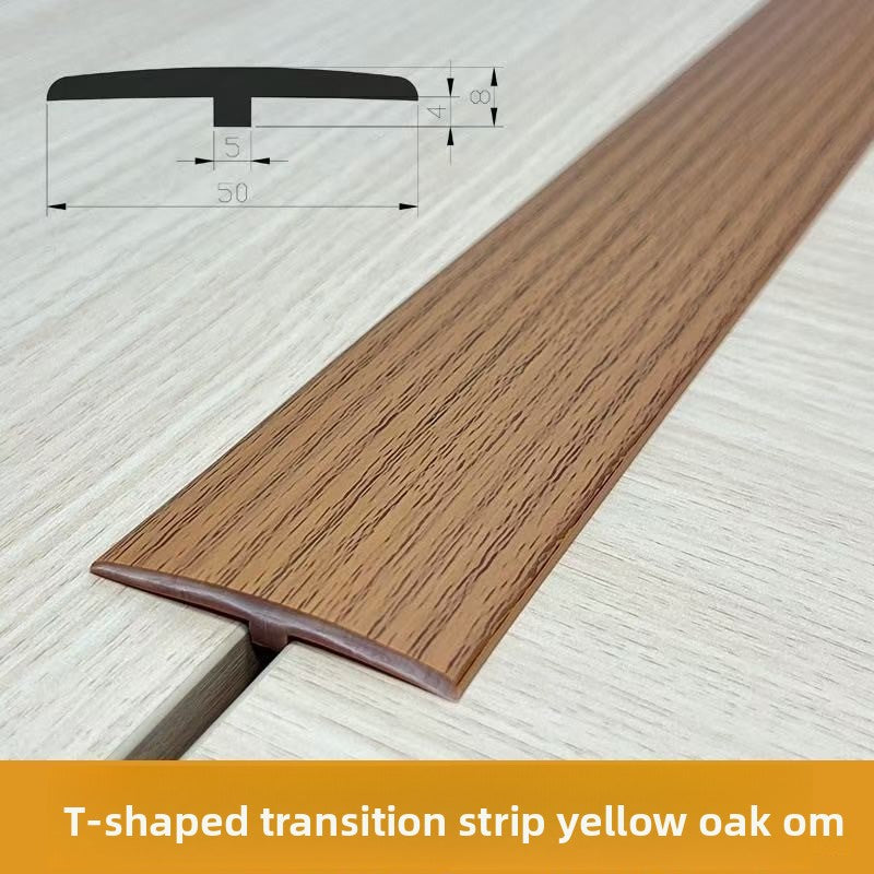 Self-Adhesive T Recessed edge trim for wooden flooring T Edge trim strip, threshold strip, gap transition strip, door strip, edge presser strip
