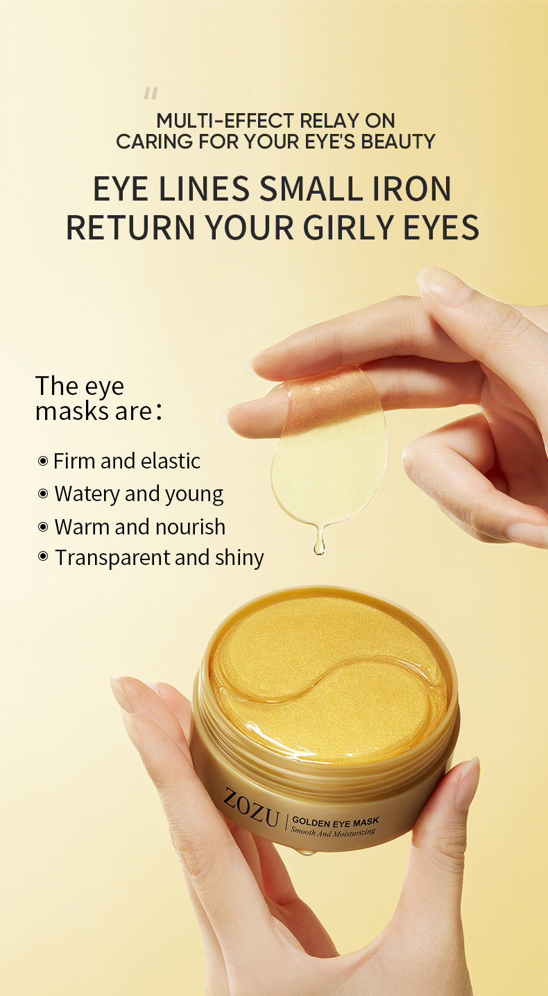 Eye Mask ZOZU Golden Avocado Moisturizing and Hydrating   foreign trade skincare products live wholesale