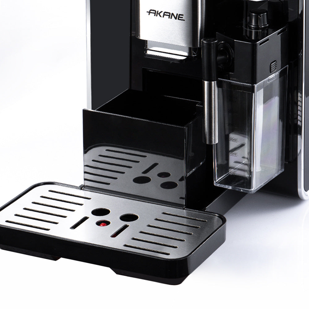 AKＡＮＥEuropean Standard Cross-Border Pump Pressure　Steam Milk Frother Household Small Semi-Automatic Italian Coffee Machine