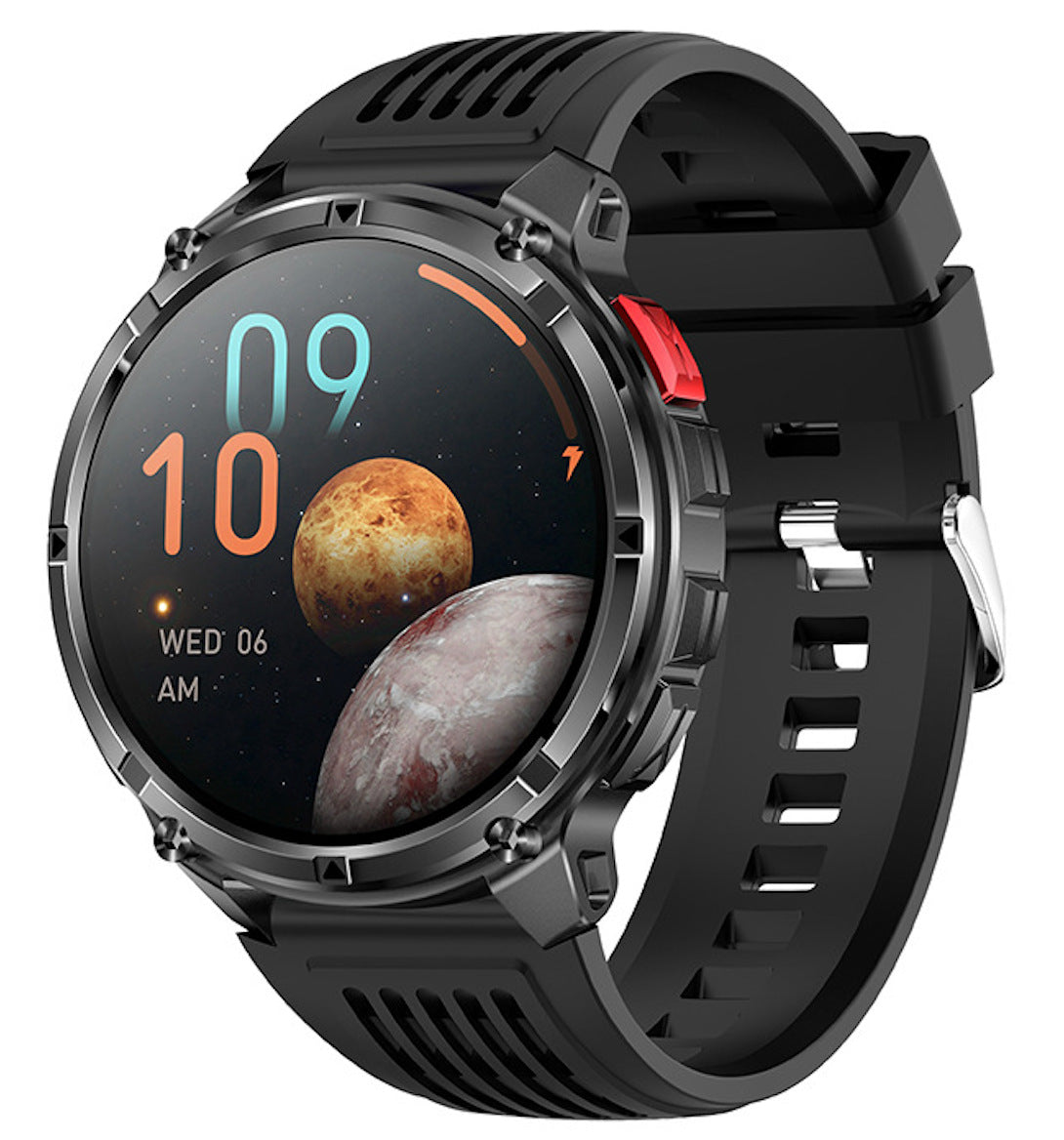 HT33Smart Watch Bluetooth Call True Heart Rate Step Count Sleep Monitoring Compass Deep Waterproof Sports Three-Proof