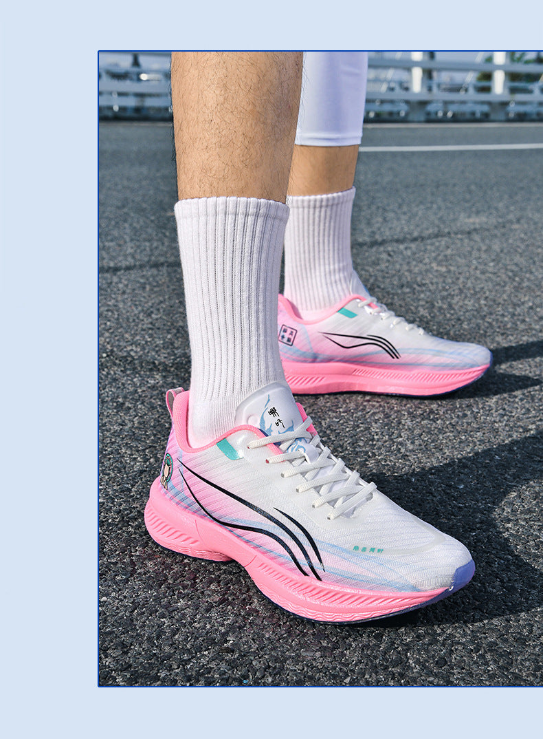 Autumn New Parent-Child Nezha Ao Bing Fashion Casual Sports Shoes Popcorn Carbon Plate Lightweight Comfortable Running Shoes
