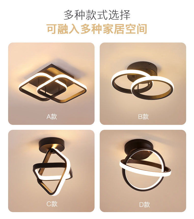 Aisle Light Entryway Hallway Light Iron Art Stair Light Cloakroom led Ceiling lamp balcony lamp Zhongshan lighting fixtures