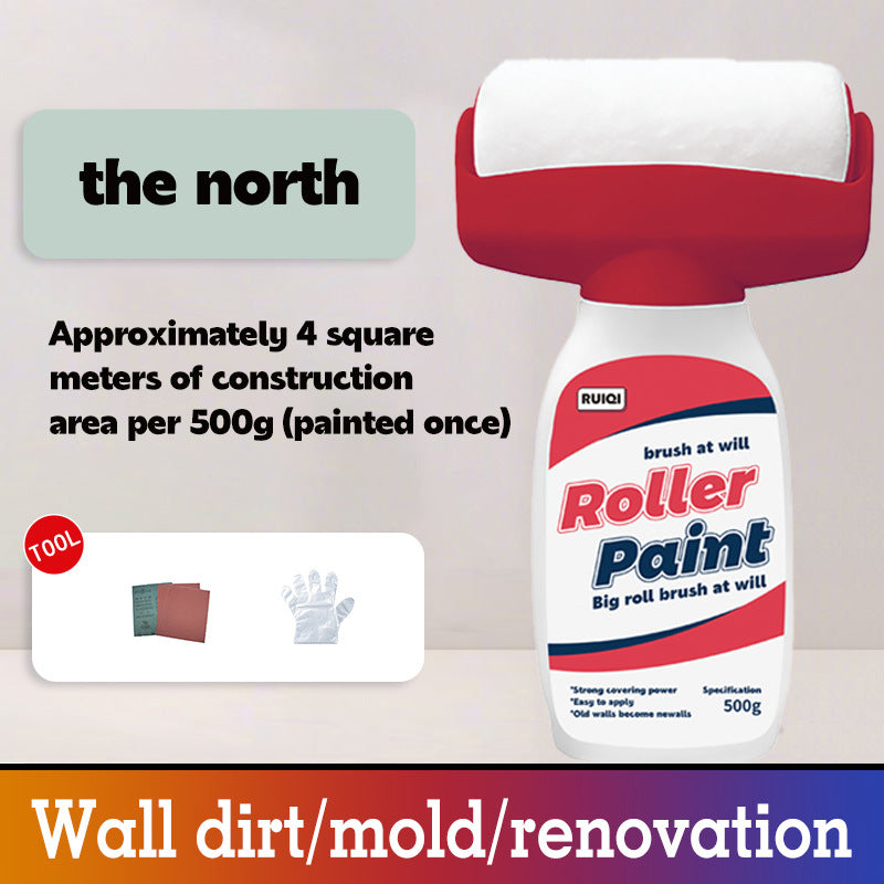 Large Roller Paint White Wall Graffiti Stain Covering Self-Painting Indoor Odorless White Wall Renovation Latex Paint Manufacturer