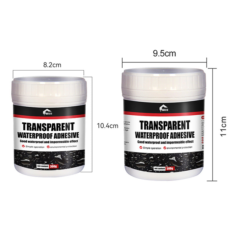 Transparent Waterproof Adhesive Custom Wholesale Exterior Wall Roof Bathroom No-Brick Breaking Leak Repair Coating Sealant