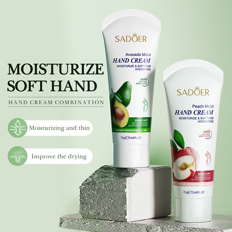 SADOER Fruit Combination Moisturizing Hand Cream Hydrating Autumn and Winter Hand Cream  Foreign Trade Wholesale