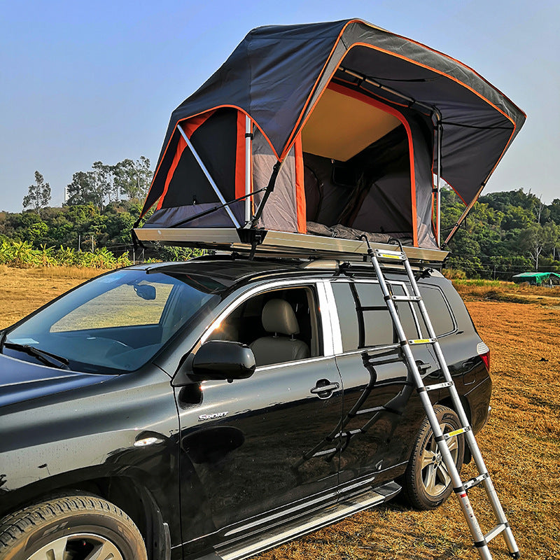 Soft Top Car Roof Tent3-4Fully Automatic Quick-Open Aluminum Alloy Car Tent Outdoor Foldable Camping Gear