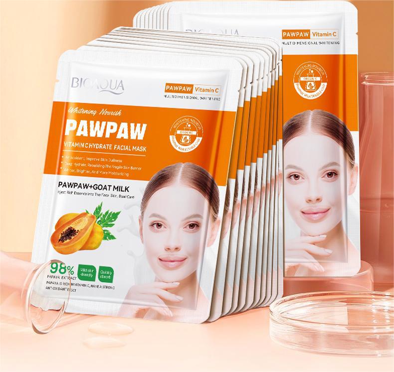 Mask25gBIOAOUA Rice Honey Hydrating Moisturizing Tablets Pack  Wholesale OBO