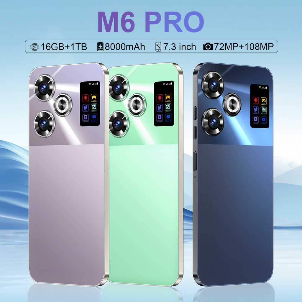 New Hot M6 PRO7.3Inch16+1T Android All-in-One Smartphone Source Available