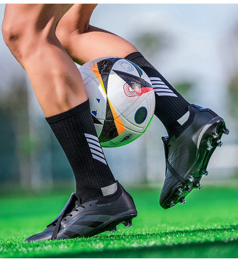 World Cup Football Shoes Men's New Style Grassland Competition AG Spike TF Broken Nails Adult Youth Student Sports Training