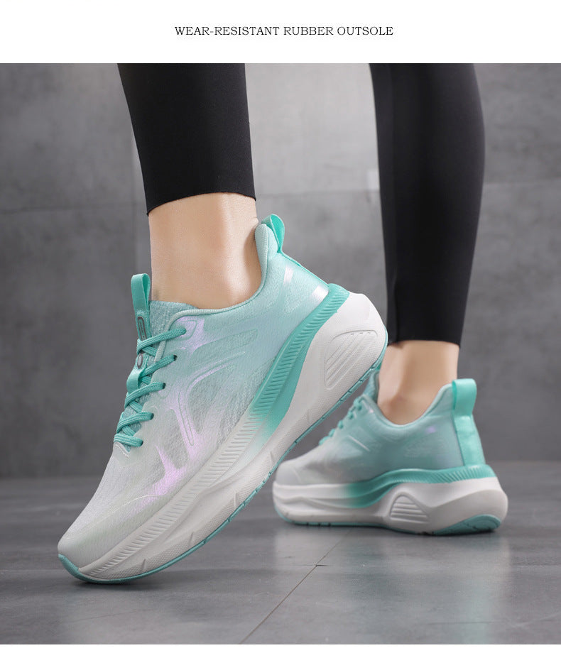 Professional Running Shoes for Men and Women, Spring and Summer New Soft Sole, Lightweight, Shock Absorption, Breathable, Jump Rope, Non-Slip, Marathon Walking Shoes