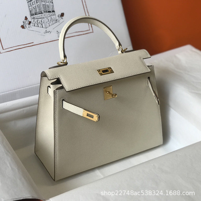 Hot Sale New Fashion Handbag for Women Platinum Kelly Bag Women's Shoulder Crossbody Bag Versatile Trendy Handbag