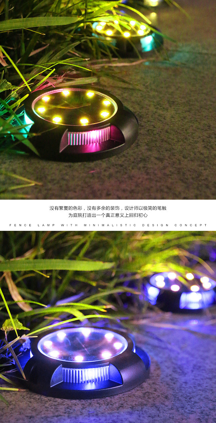 New Solar Ground Light Outdoor Waterproof Garden Light Landscape Light Garden Lawn Light Inground Light Stair Light