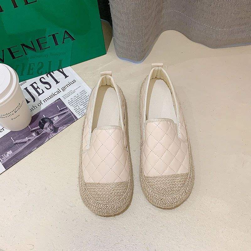 Women's Slip-On Fisherman Shoes Lazy Loafers2025Spring and Autumn New Style Flat Casual Loafers for Women