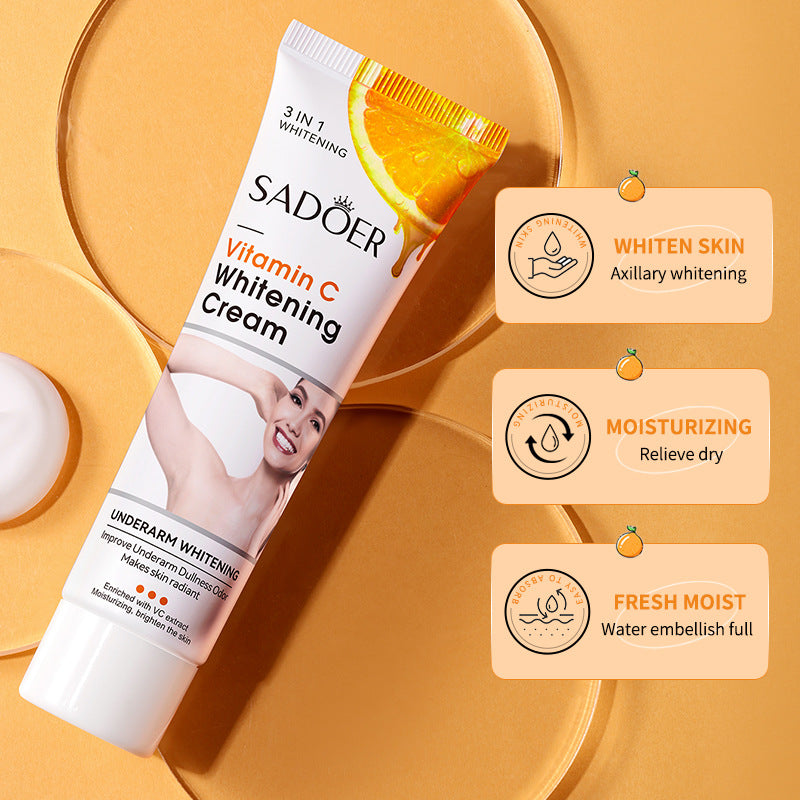 VC Armpit Whitening Cream SADOER Dimension C Even Skin Tone Body Cream  Foreign Trade Wholesale