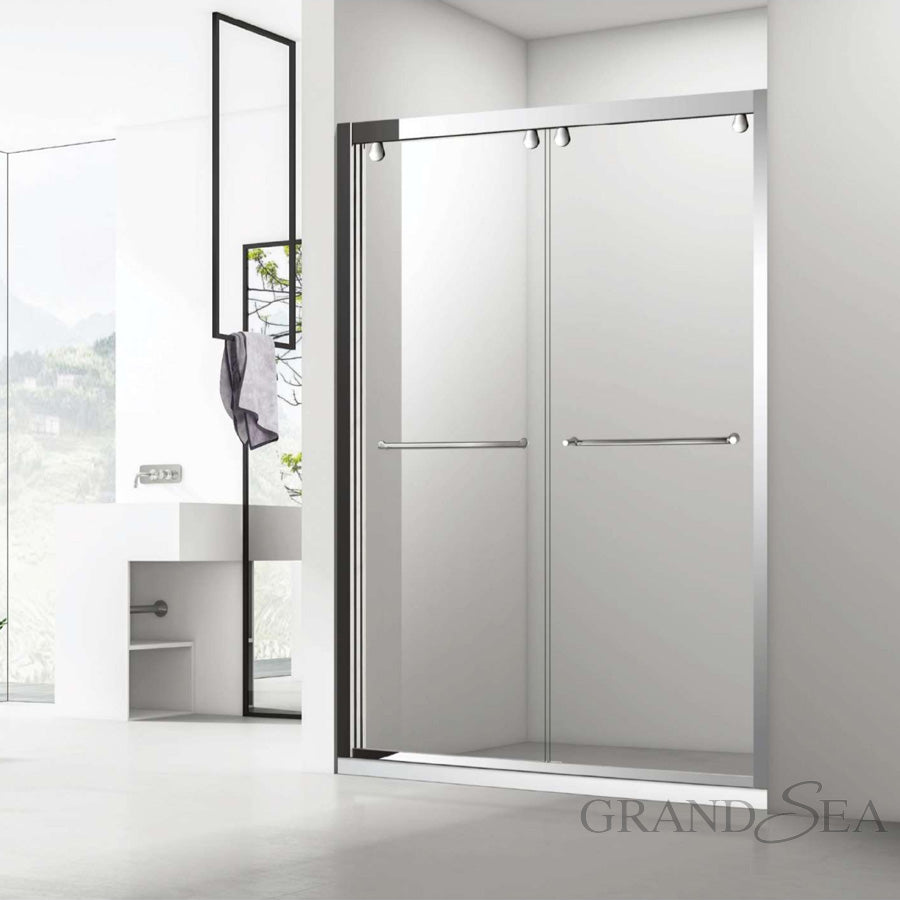 Luxury Design Interior Hotel square Shower Glass Aluminum Door