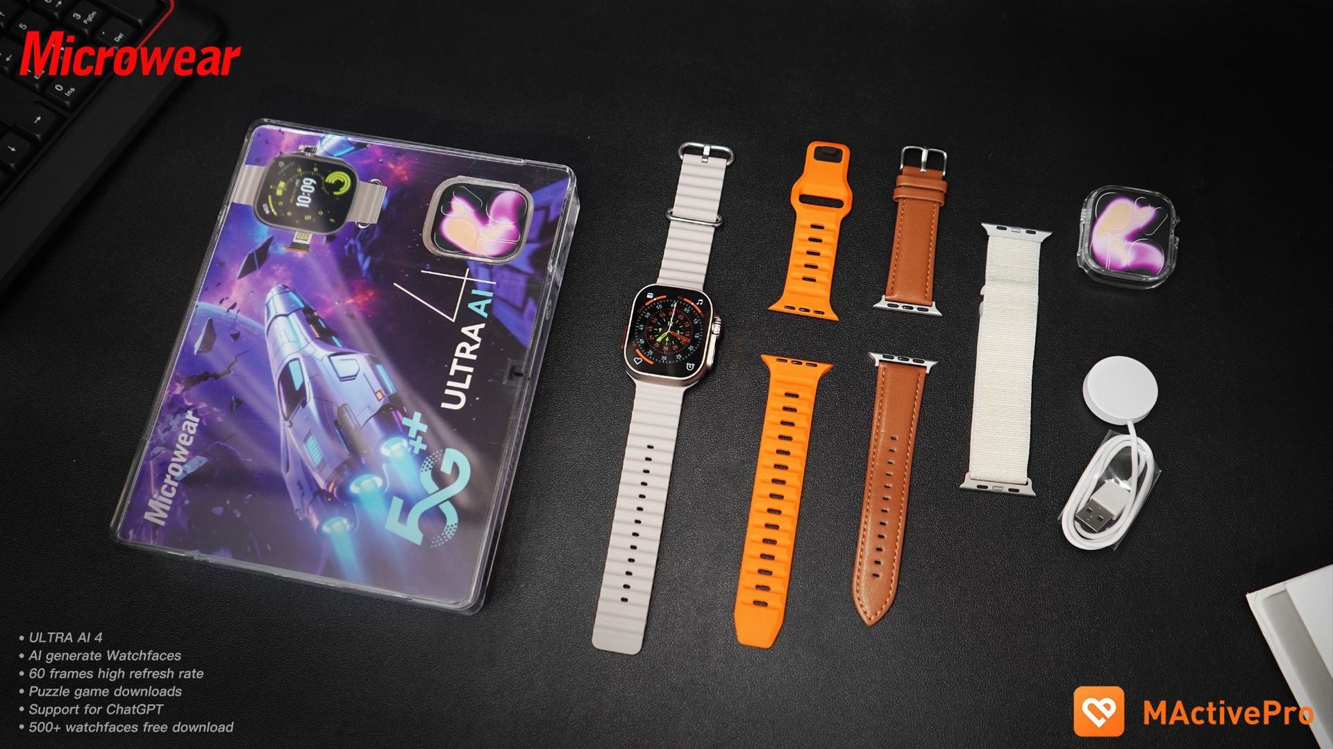 Micro Wearable Ultra Ai4Smart Watch5G Plug-in Card Full Netcom Google APP Download Video Call Photo