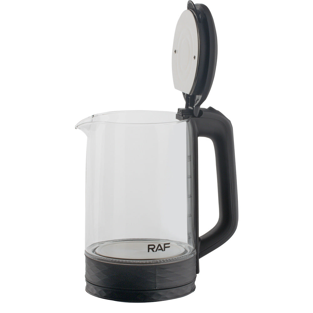 RAF European Standard Transparent Glass2.5L Electric Kettle Automatic Large Capacity Multi-Functional Kettle Overheat Protection