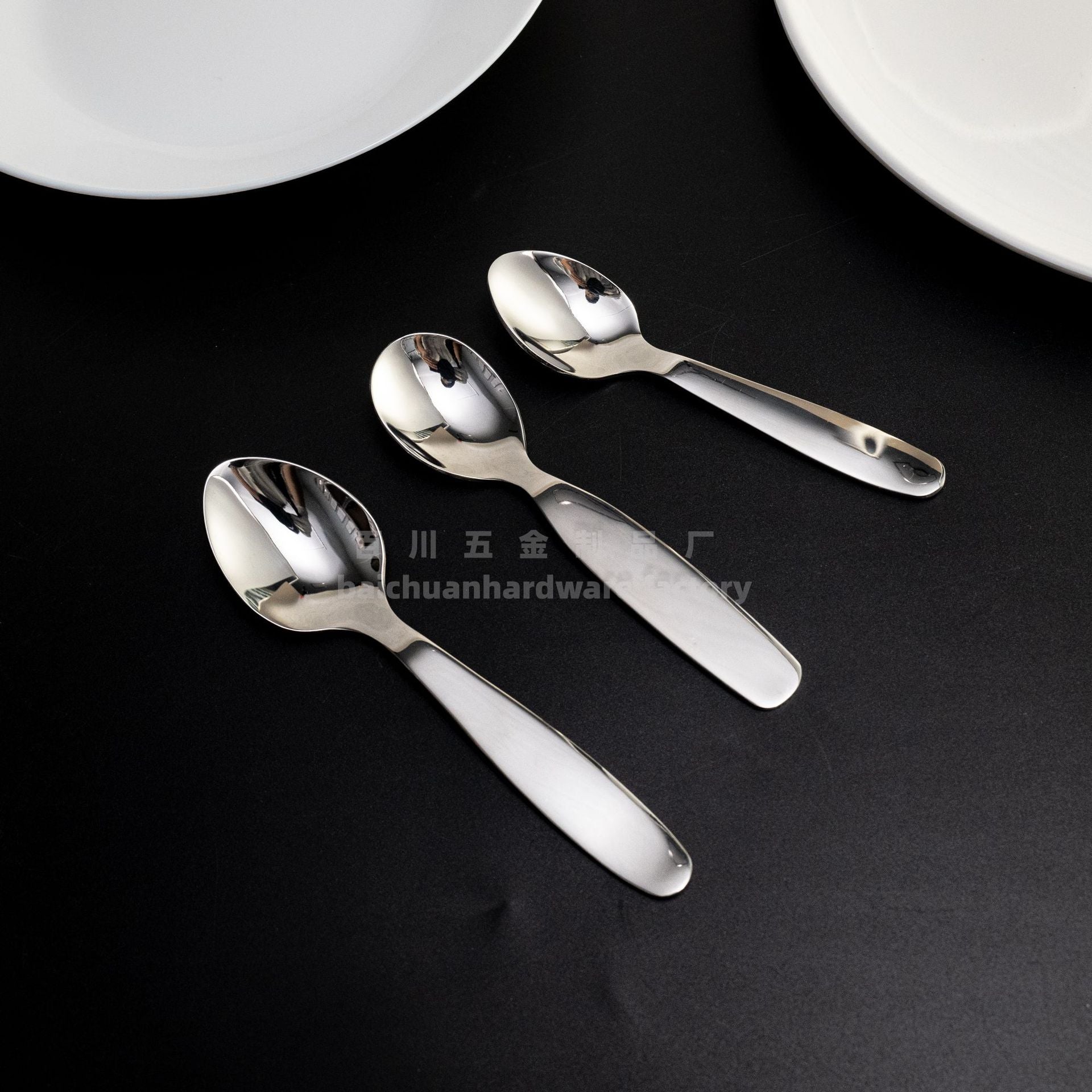 304Stainless Steel Knife Fork Spoon Children's Rice Spoon Household Baby Baby Food Spoon Fruit Fork Portable Tableware Set