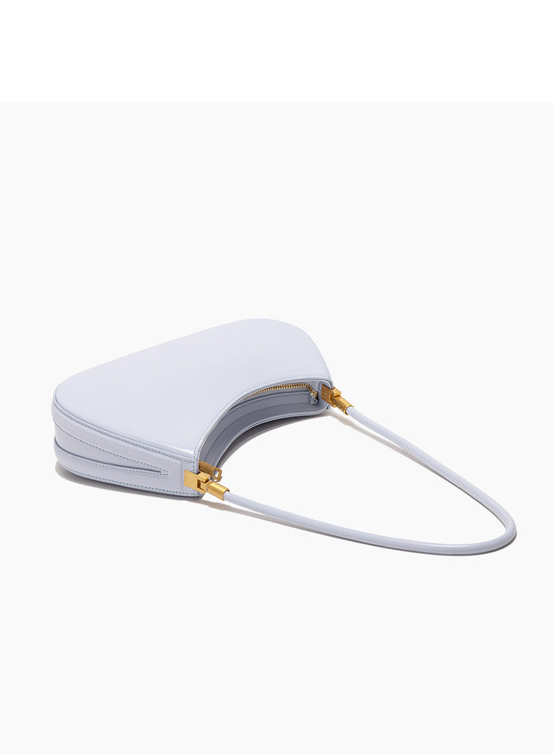 European and American Niche French Retro Underarm Fashion Women's Bag Light Luxury Simple Large Capacity Handbag Women's Single Shoulder Baguette Bag