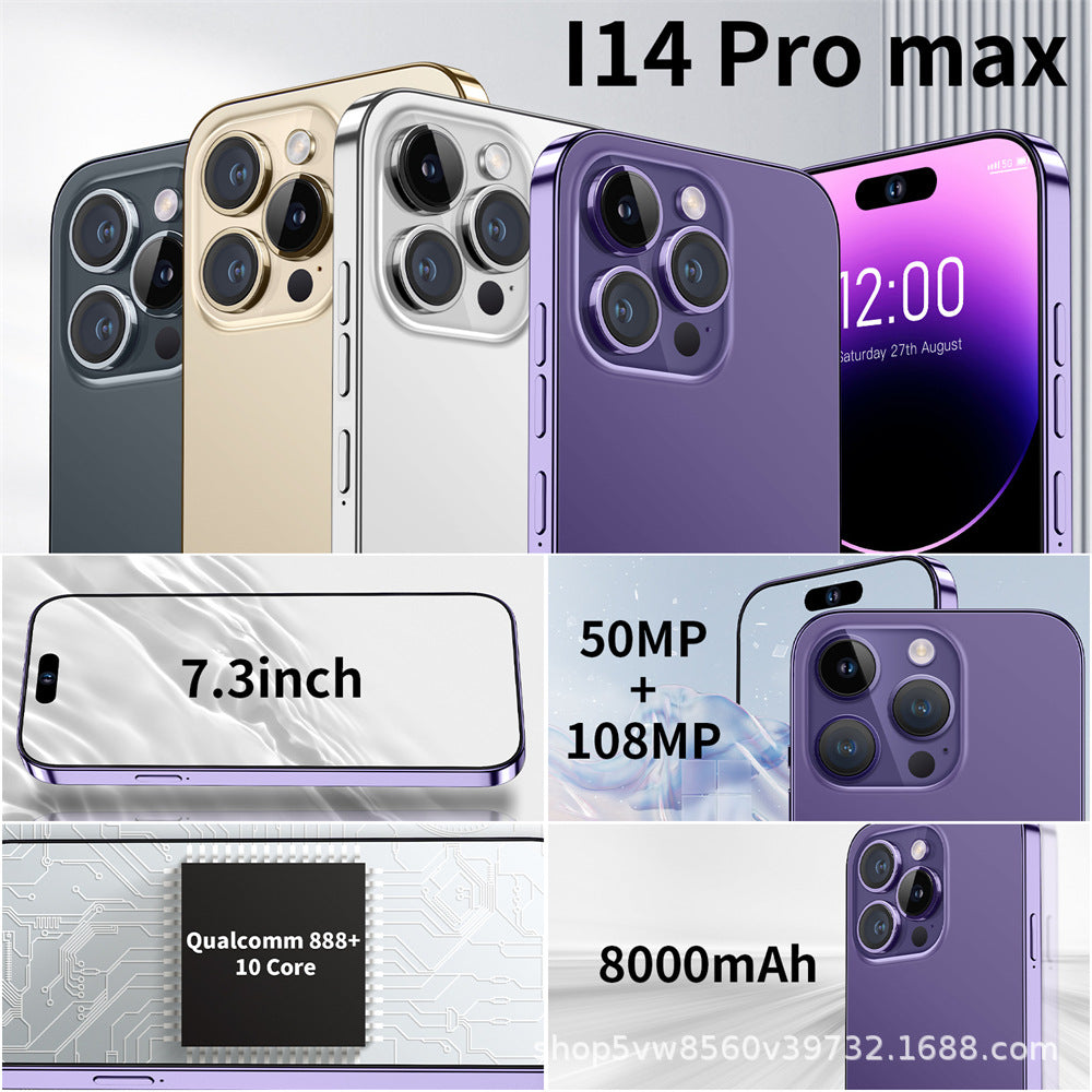 Mobile phones exclusively for Brazil and Russia i14ProMax16+1T Exclusively for Overseas