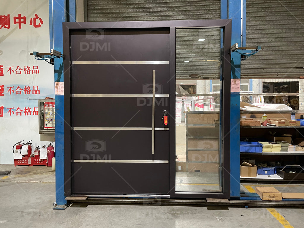 Hot Sale Made in China Super Anti-theft Security Entry Modern Finished Stainless Steel Exterior Door for Apartment & Villa