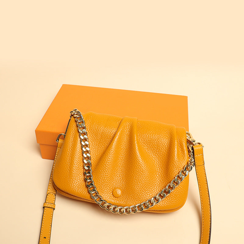 High-Quality Textured Wrinkled Cloud Bag for Women, New Fashionable Versatile Women's Bag, Daily Crossbody Bag, Stylish Single Shoulder Underarm Bag