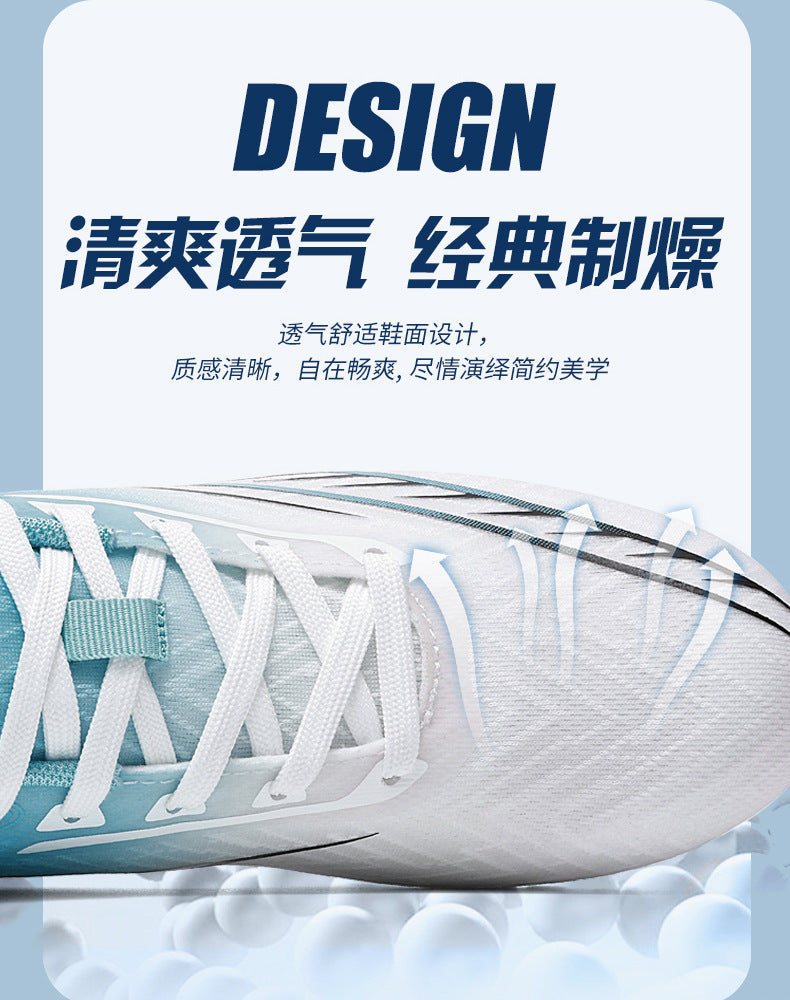 8Mesh Surface Sprint Shoes Track and Field Triple Jump Competition Training Shoes Unisex Sports Shoes for Middle School Entrance Exam All-around Sports Shoes