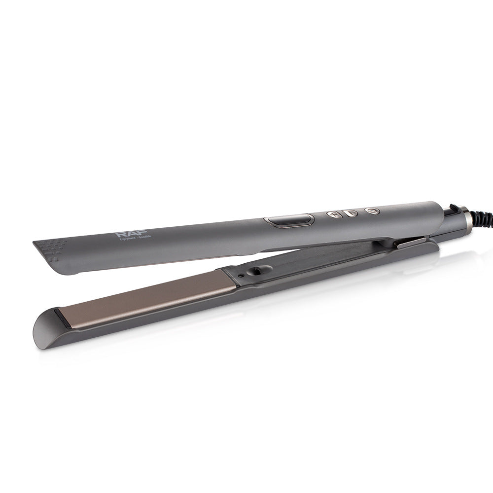 RAF European Standard Hair Root Straightener Hair Curler Home Use Volumizing Straightener Negative Ion Hair Straightener
