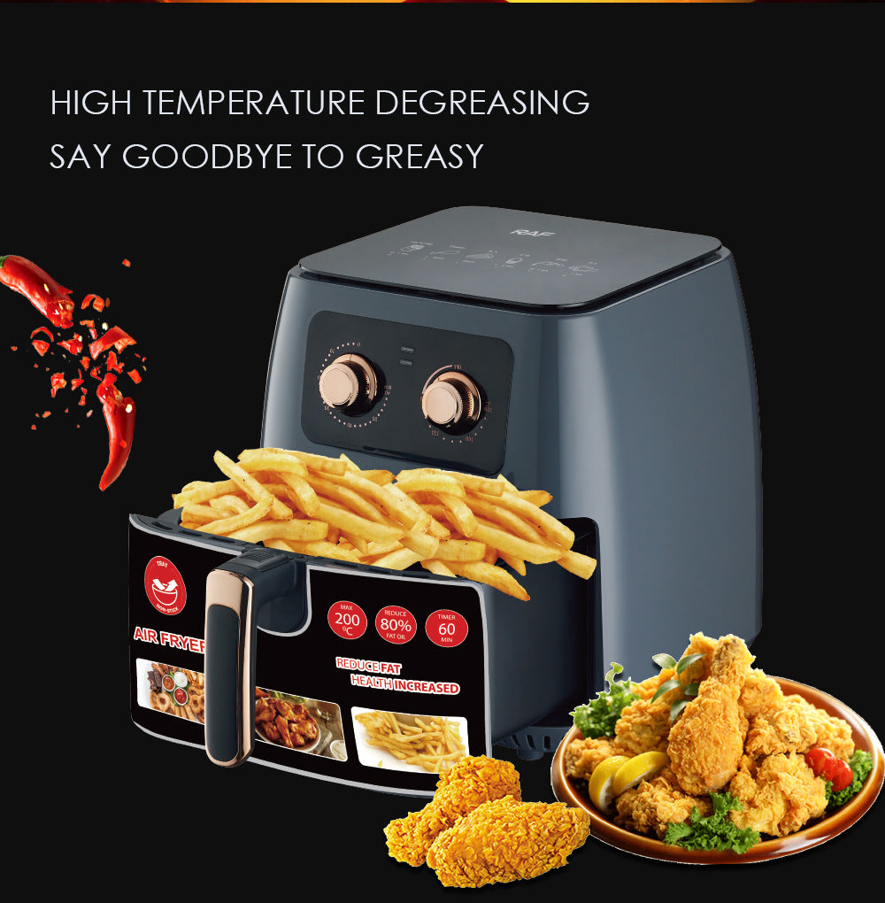RAF European Standard Wholesale Air Fryer Household Multi-Functional Intelligent French Fries Large Capacity Fully Automatic Fryer