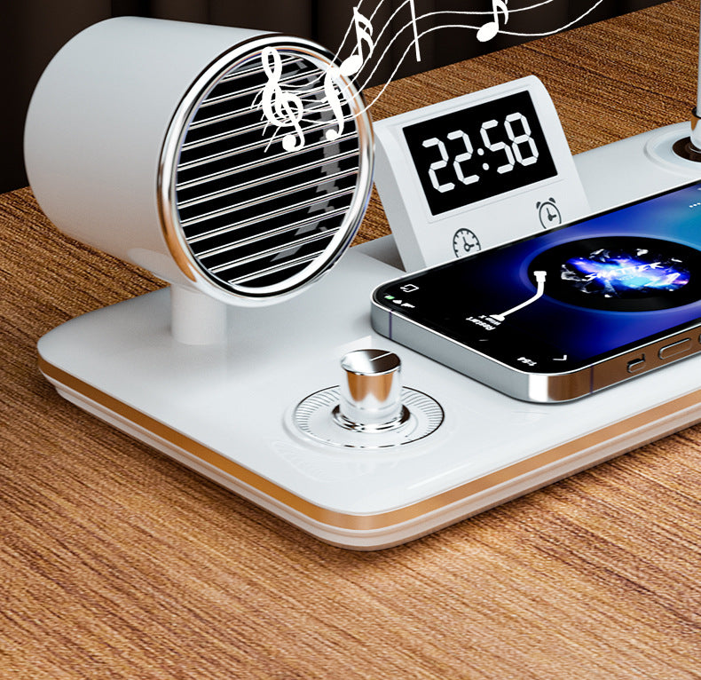 Customized Multifunctional Eye Protection Desk Lamp for Study, Smart Reading Lamp, Desktop Foldable Digital Display Time Study Lamp