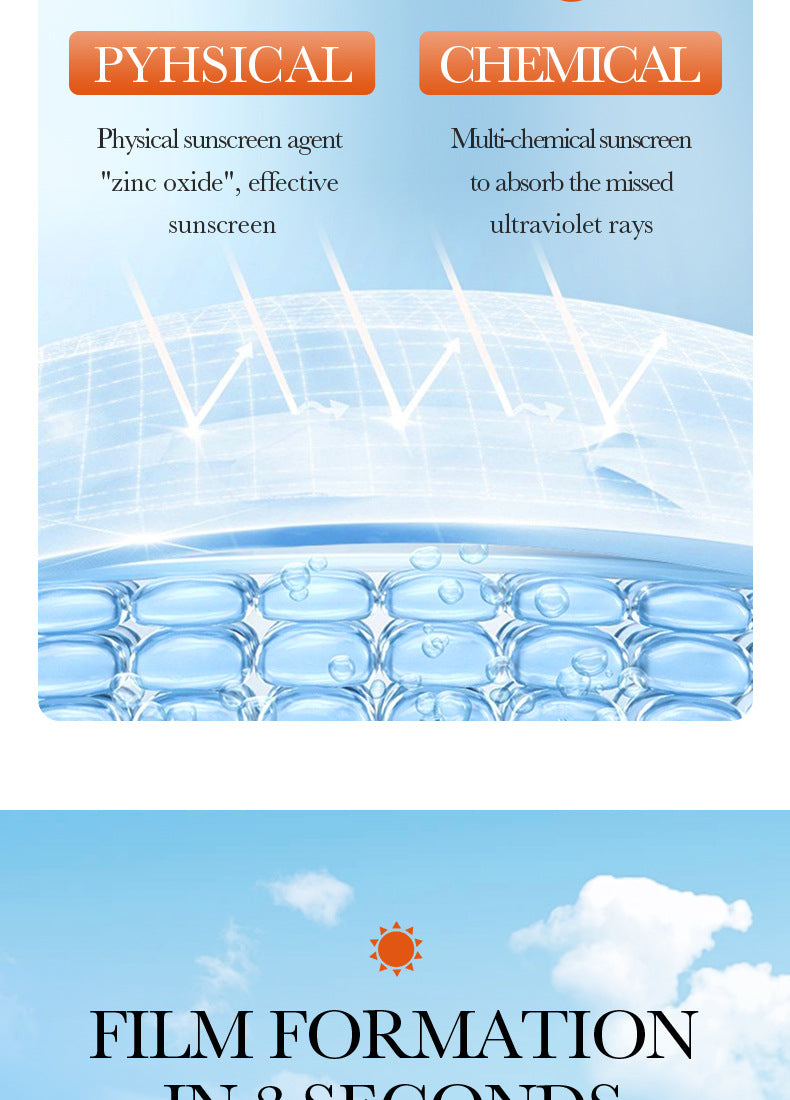 BIOAOUA Aloe Vera Sunscreen Sunscreen Isolation Refreshing Three-in-One Sunscreen Spray Wholesale