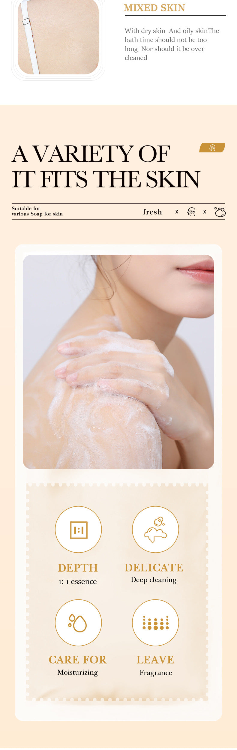 Rice Soap BIOAOUA Cleansing and Bathing Deep Cleansing Handmade Essential Oil Soap  Foreign Trade Wholesale