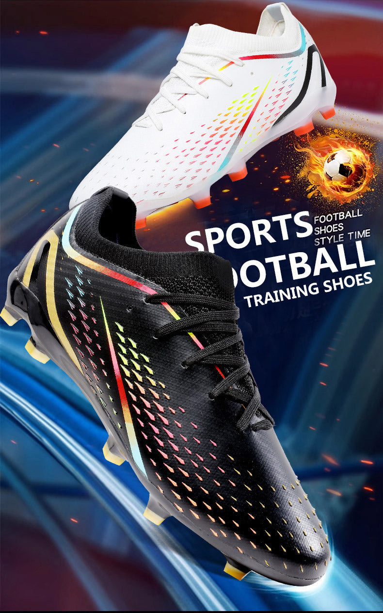 New Style Spike Soccer Shoes for Men, Students, Adults, Grass Training Long Spike Non-Slip Professional Competition Football Shoes