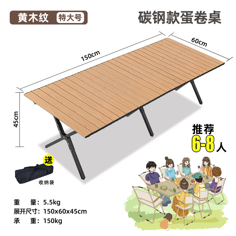 Outdoor Folding Chair Army Green Kermit Chair Reinforced Portable Camping Chair Fishing Stall Egg Roll Table and Chair Set