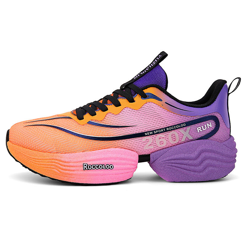 2025New Carbon Plate Anti-Slip Soft Sole Sports Shoes Dropshipping Couple Mesh Breathable Racing Running Shoes